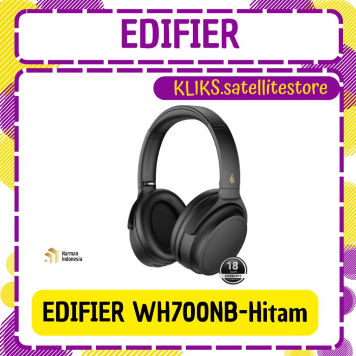 Edifier WH700NB Pro Rilis di Indonesia, Headphone Wireless dengan Teknologi ANC Terbaru