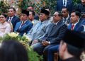 Nikahan Anak Boy Thohir, Prabowo dan Jokowi Duduk Bersebelahan