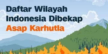 Daftar Wilayah Indonesia Terkena Asap Kebakaran Hutan dan Lahan