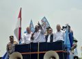 Pimpinan DPR dan Kapolri Bertemu dengan Massa Buruh